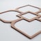 Ekena Millwork Large Olivia Decorative Fretwork Wood Wall Panels, Wood (Paint Grade), 23 3/8"W x 23 3/8"H x 3/8"T WALW24X24X0375OLVMF - alternate 2